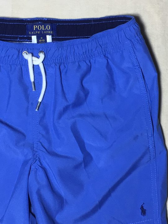 Quần short nam đi biển Polo Ralph Lauren màu xanh đậm lưng thun size M -  Shop Đồ Hiệu Mỹ