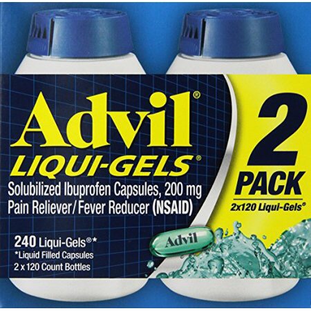 Thuốc giảm đau sốt Advil Liqui-Gels 200mg 240 viên hàng xách tay ...