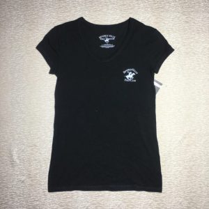 Áo-thun-nữ-Beverly-Hills-Polo-Club-cổ-tim-tay-ngắn-màu-đen-size-S-chính-hãng_trước