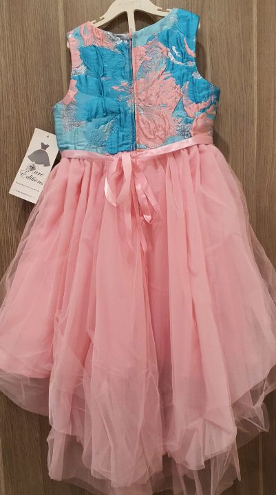 Đầm công chúa bé gái 5-6 tuổi màu hồng size 6 hiệu Rare Editions hàng xách tay mỹ-1 Dam-cong-chua-be-gai-5-6-tuoi-mau-hong-size-6-hieu-Rare-Editions-hang-xach-tay-my