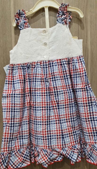 Đầm xòe công chúa hai dây thắt nơ hở lưng cotton bé gái size 4T,6X hiệu Bonnie jean hàng xách tay mỹ1 Dam-xoe-cong-chua-hai-day-that-no-ho-lung-cotton-be-gai-size-4T6X-hieu-Bonnie-jean-hang-xach-tay-my