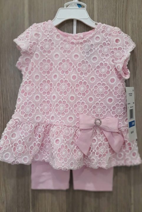 Set Bộ đồ bé gái 2 tuổi màu hồng size 24M hiệu Rare Editions hàng xách tay mỹ Set-Bo-do-be-gai-2-tuoi-mau-hong-size-24M-hieu-Rare-Editions-hang-xach-tay-my