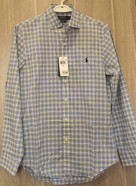 Áo sơ mi nam công sở hiệu Ralph Lauren cổ bẻ tay dài kiểu slim size S hàng mỹ t Ao-so-mi-nam-cong-so-hieu-Ralph-Lauren-co-be-tay-dai-kieu-slim-size-S-hang-my