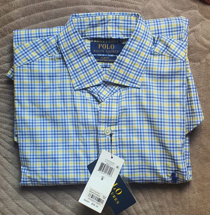 Áo sơ mi nam công sở hiệu Ralph Lauren cổ bẻ tay dài kiểu slim size S hàng mỹ Ao-so-mi-nam-cong-so-hieu-Ralph-Lauren-co-be-tay-dai-kieu-slim-size-S-hang-my