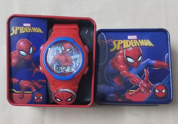 Dong-ho-deo-tay-tre-em-man-hinh-led-Marvel-Spider-man-mau-do-hang-hieu-Accutime-my